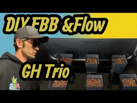 DIY Ebb & Flow Hydroponic System Build | 27-Gallon Tote Setup + General Hydroponics Trio Nutrients