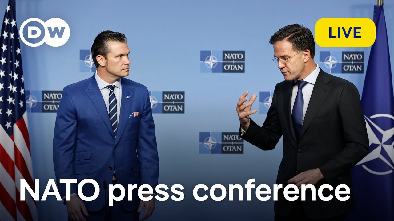 Live: NATO Secretary General Rutte and US Secretary of Defense Hegseth press briefings | DW News