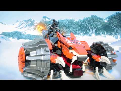 Vidéo LEGO Chima 70222 : Le bulldozer panthère