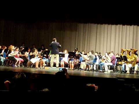 Bruner Middle School Symphonic Band - Pirates of the Caribbean 18 May 2010