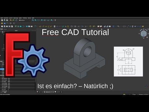 FreeCAD Tutorial German 1 - simple component