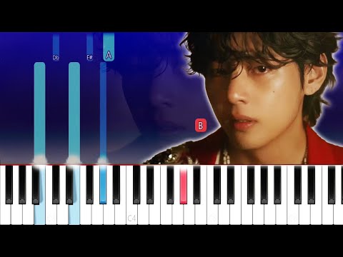 How to Play - BTS V with PARK HYO SHIN - Winter Ahead (Simplified Version) (Piano Tutorial)