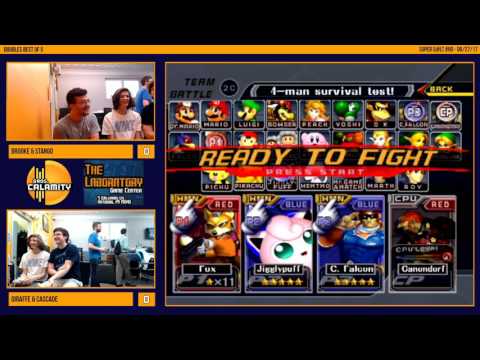 S@LT #90 | Brooke & Stango vs Giraffe & Cascade - Round Robin - SSBM Doubles