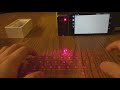 Laser projection keyboard user manual