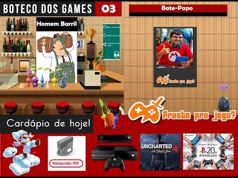 Boteco dos Games - Bate Papo #03 (Pronto pro jogo?)