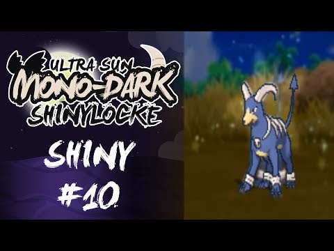 Pokémon Ultra Sun MonoDark Shiny Locke - SHINY HOUNDOOM 312 SOS ENCOUNTERS SHINY #10