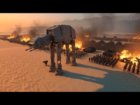 Infinite WAVE: AT-AT & T45 Shotgun vs 4,000,000 ALIEN, PYRAMID HEAD & ZOMBIES !! UEBS 2