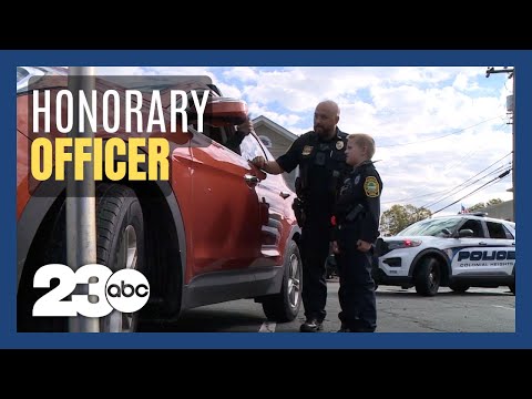 10-year-old becomes honorary officer in Virginia