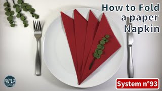 Fold a paper napkin - Easy | Napkin Folding