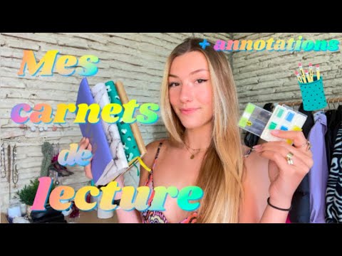 MES CARNETS DE LECTURE + COMMENT J'ANNOTE MES LIVRES!!