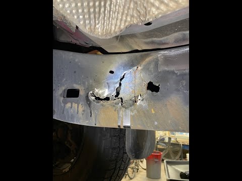 Toyota Tacoma rusted bad easy frame repair part 2 passenger side