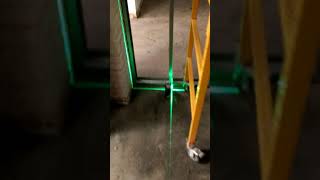 Shooting laydown up using Bosch laser