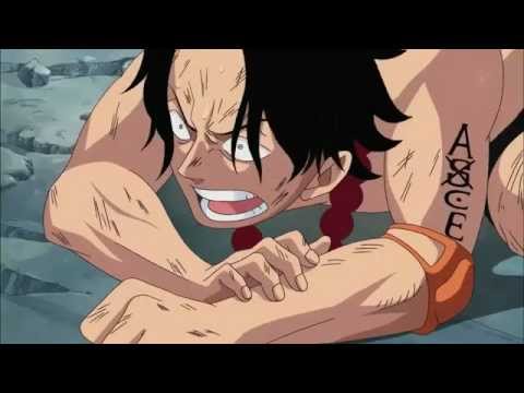 One Piece  Ace stirbt Akainu's herzlose Tat! Ger Sub