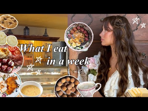 what i eat in a week🍯(cozy meals, moms cooking, sweets)
