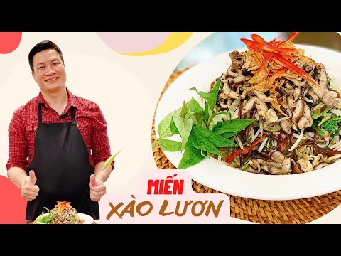 Miến lươn xào