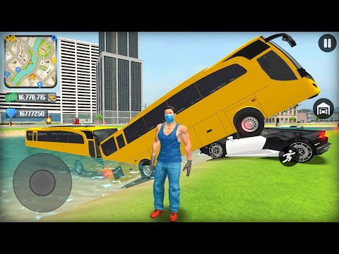 Police Officer Car Chase Passenger Coach Bus and Motorcycle Open World Drive - Android Gameplay.