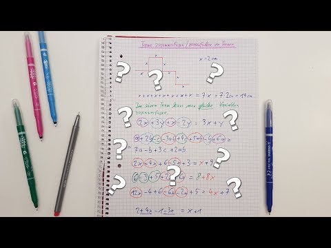 ☺Terme vereinfachen für Dummies☺ - Zusammenfassen von Termen