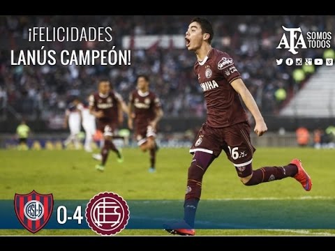 Gol de Miguel Almirón y título de campeón para Lanús ante San Lorenzo
