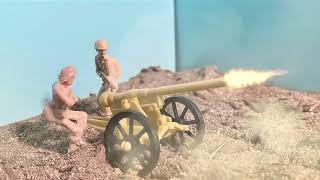 Army Men | GunMovieFX first test | A Toy Army Men Stop Motion