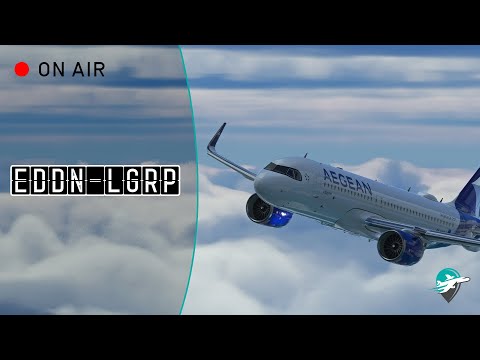 Nürnberg - Rhodos | Aegean Airlines | Airbus A32N | VATSIM | MSFS | Livestream