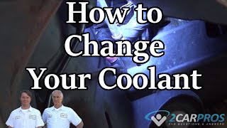 Coolant Drain & Flush Ford