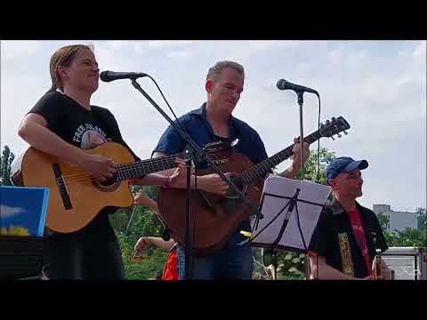 Prof. Bärsten, Johannes und Friedemann, "Ich mach's online" - Friedensfest Berlin, 04.06.22