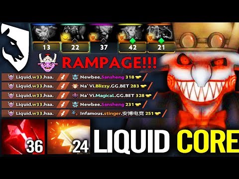 RAMPAGE W33.haa Timbersaw Solo MID - Liquid is too Strong 7.22f Dota 2