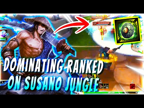 The CLEANEST Susano AA cancels you'll EVER see! - Susano Jungle SMITE Conquest Gameplay