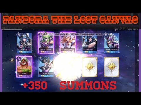 Summons por - PANDORA LC + 350 Y Subiendola A level máximo  - Saint Seiya awakening Versión China