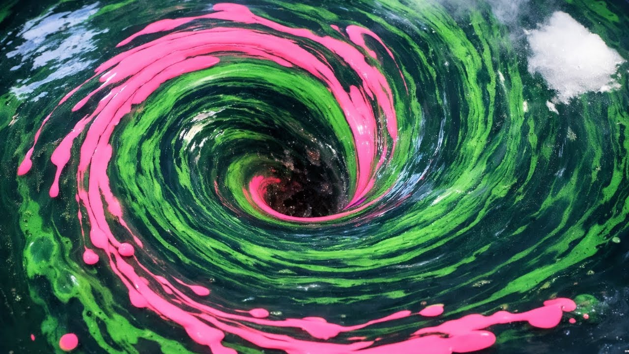 Ultra Realistic Satisfying Water Vortex Compilation (AI Generated)  Hypnotic Color Spiral Experience