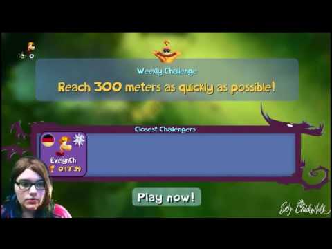 Rayman Legends: Weekly Challenge; Pit Speed done by Evelyn in 14"74. (Her reaction was priceless.)