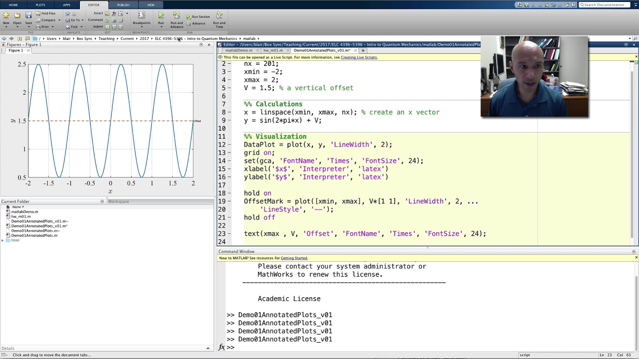 MATLAB - Annotated plots