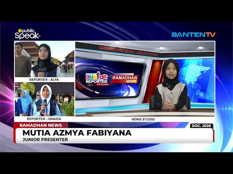 Video dokumentasi praktik panggung dan rekaman podcast siswa Speak Corner Public Speak ID Serang episode 12