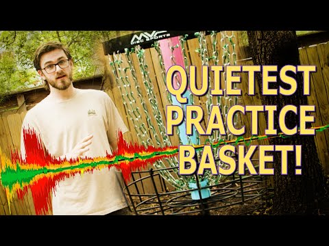 THE QUIETEST DISC GOLF PRACTICE BASKET
