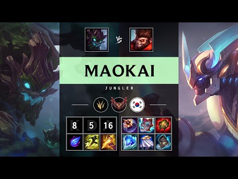 Maokai Jungle vs Wukong - KR Grandmaster Patch 25.16