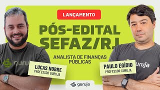 SEFAZ/RJ - Analista de Finanças Públicas: Lançamento do Pós-Edital!