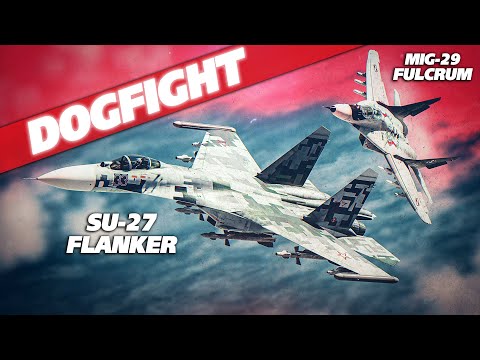 The Greatest Modern Dogfighters | Mig-29 Fulcrum Vs Su-27 Flanker | Digital Combat Simulator | DCS |