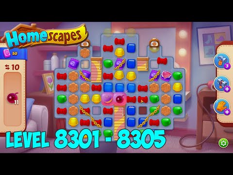 Homescapes level 8301 8302 8303 8304 8305 🏡 Playrix HD