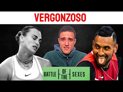 😳 THE EMBARRASSING KYRGIOS – SABALENKA MATCH IN THE BATTLE OF THE SEXES 🤦‍♂️🎾