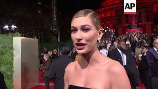 Stars arrive for the annual British Fashion Awards