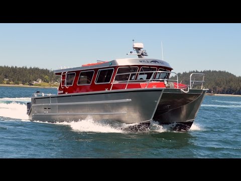 ACI Boats' Alegria 1534XC, 34' Aluminum Catamaran