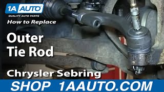 How to Replace Outer Tie Rod 01-05 Chrysler Sebring