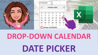 Excel date picker: insert an excel date picker calendar in a cell