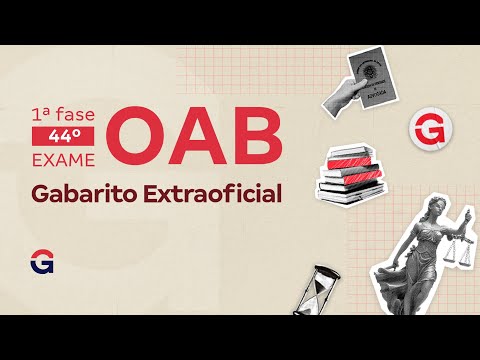 1ª fase do 44º Exame OAB: Gabarito Extraoficial