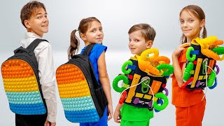 Alex Broke His Bag – Can Eva Help? Best Friends Matching Backpacks