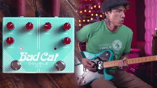 Video thumbnail for Bad Cat Double Drive - dual stackable overdrive pedal by R.J. Ronquillo