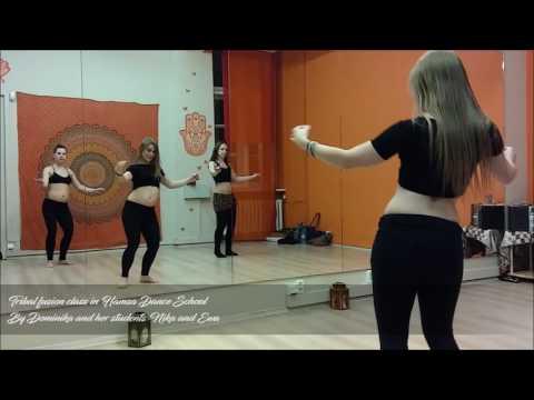 Tribal fusion with Dominika in Hamsa Dance School