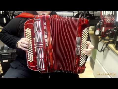 Hohner Shand Morino 120 Bass Diatonic Accordion With Stradella Bass