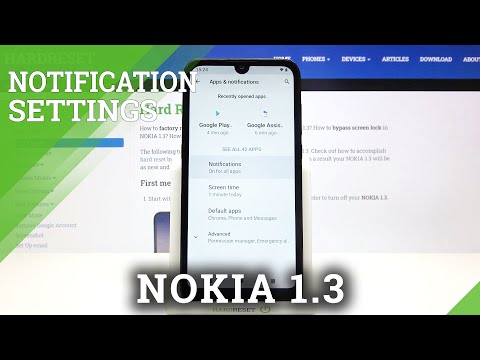 How to Personalize Notifications in NOKIA 1.3 – Customize Notifications