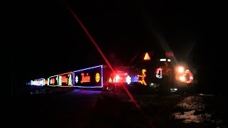 preview picture of video 'CP Holiday Train at Shawanaga (30NOV2014)'